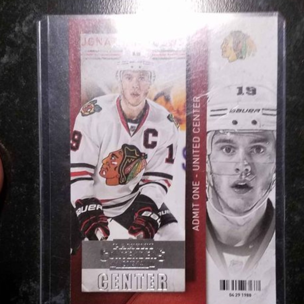 Chicago Blackhawks Johnathan Toews Mini Plaque